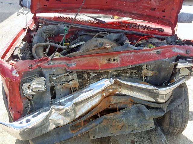 1B7GL23X7RW119636 - 1994 DODGE DAKOTA RED photo 7