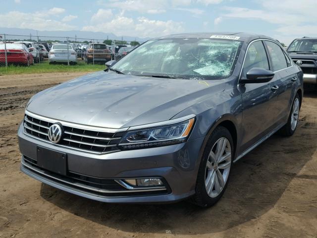 1VWBA7A32JC023445 - 2018 VOLKSWAGEN PASSAT SE GRAY photo 2