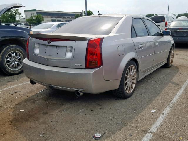 1G6DP577270196243 - 2007 CADILLAC CTS HI FEA SILVER photo 4