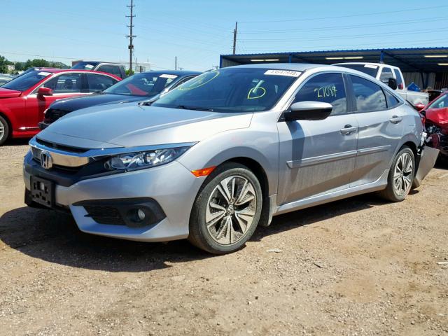 19XFC1F7XGE011374 - 2016 HONDA CIVIC EXL 银色 照片 2