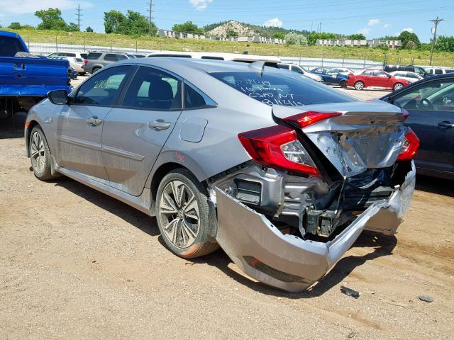 19XFC1F7XGE011374 - 2016 HONDA CIVIC EXL 银色 照片 3