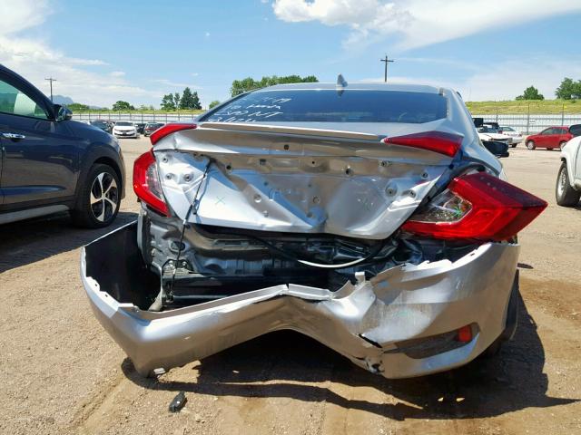 19XFC1F7XGE011374 - 2016 HONDA CIVIC EXL 银色 照片 9