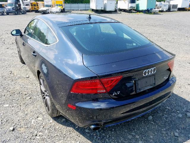 WAUSGBFC2CN003889 - 2012 AUDI A7 PRESTIG BLUE photo 3