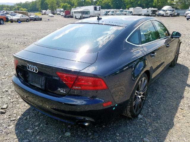 WAUSGBFC2CN003889 - 2012 AUDI A7 PRESTIG BLUE photo 4