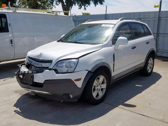 3GNAL2EK3ES599159 - 2014 CHEVROLET CAPTIVA LS WHITE photo 2