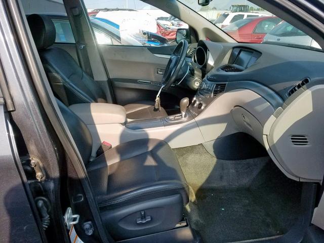 4S4WX85D874406025 - 2007 SUBARU B9 TRIBECA GRAY photo 5