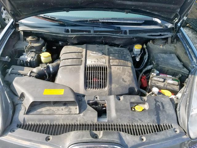 4S4WX85D874406025 - 2007 SUBARU B9 TRIBECA GRAY photo 7