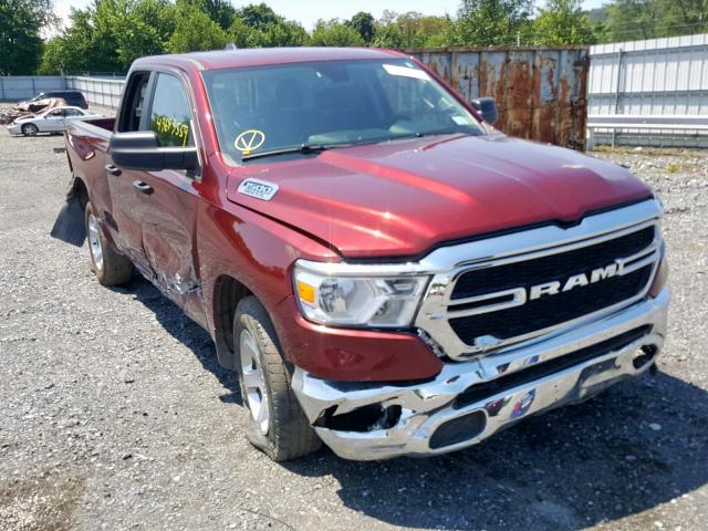 1C6SRFCT2KN556430 - 2019 RAM 1500 TRADE BURGUNDY photo 1