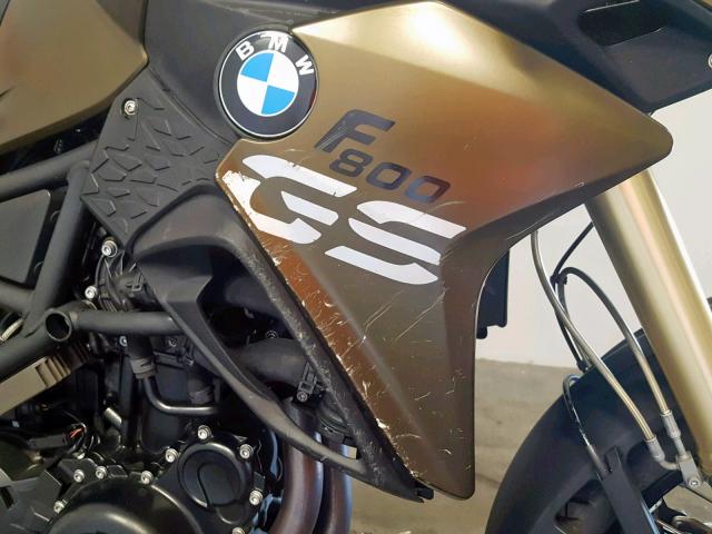 WB10B1201DZL06278 - 2013 BMW F800 GS BROWN photo 11