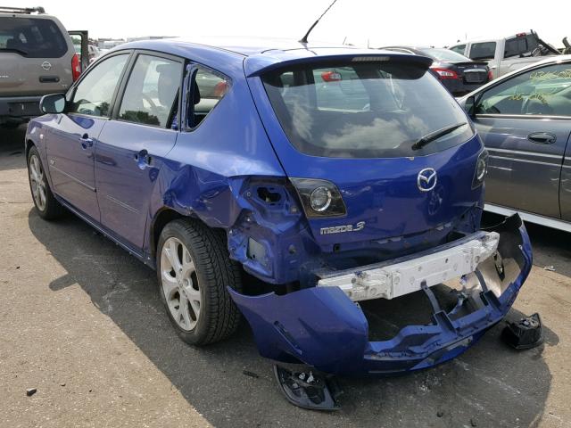 JM1BK343471673967 - 2007 MAZDA 3 HATCHBAC BLUE photo 3