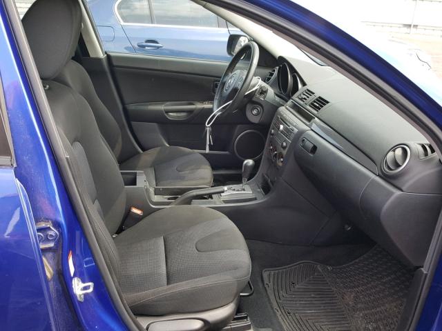 JM1BK343471673967 - 2007 MAZDA 3 HATCHBAC BLUE photo 5