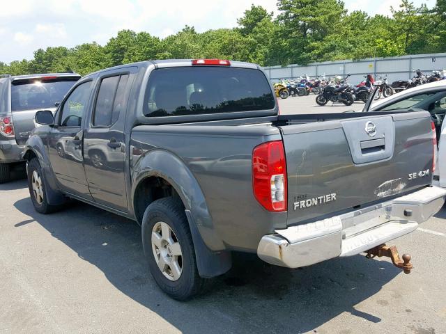 1N6AD07WX7C457472 - 2007 NISSAN FRONTIER C GRAY photo 3