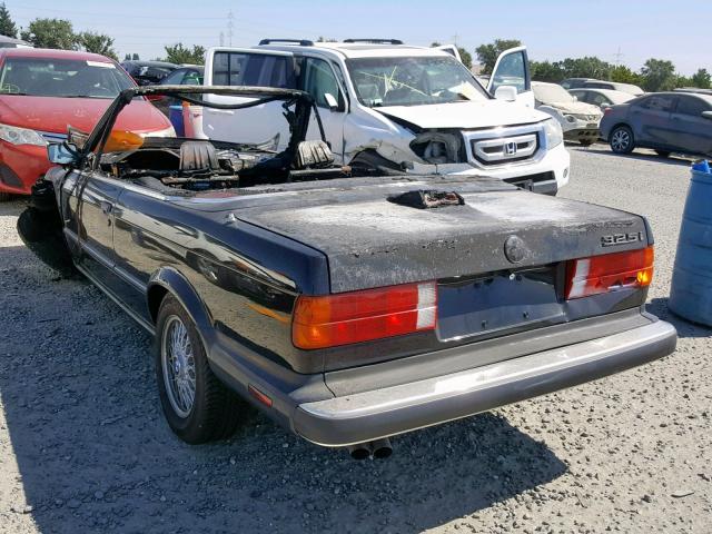WBABB2308H1942181 - 1987 BMW 325 I AUTO BLACK photo 3