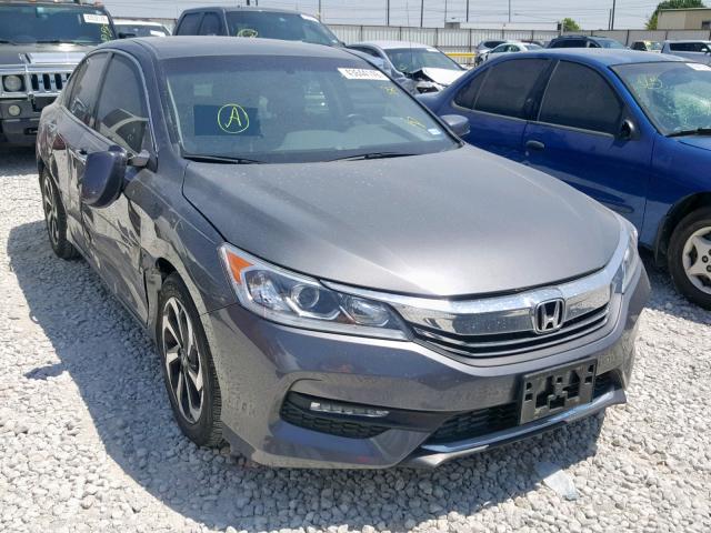 1HGCR3F87HA022327 - 2017 HONDA ACCORD EXL GRAY photo 1