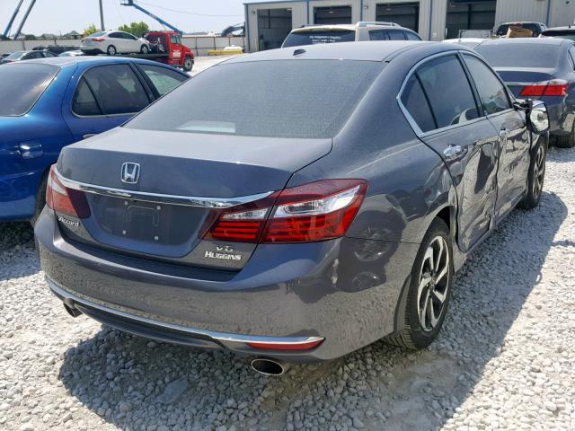 1HGCR3F87HA022327 - 2017 HONDA ACCORD EXL GRAY photo 4