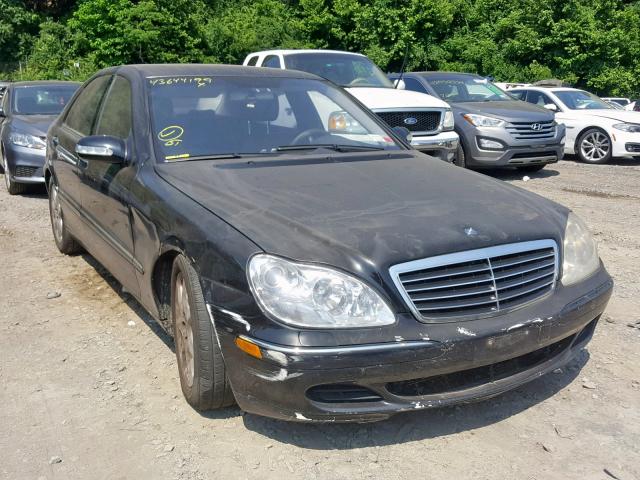 WDBNG83J45A460346 - 2005 MERCEDES-BENZ S 430 4MAT BLACK photo 1