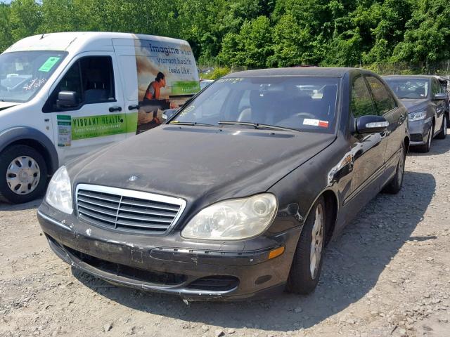 WDBNG83J45A460346 - 2005 MERCEDES-BENZ S 430 4MAT BLACK photo 2