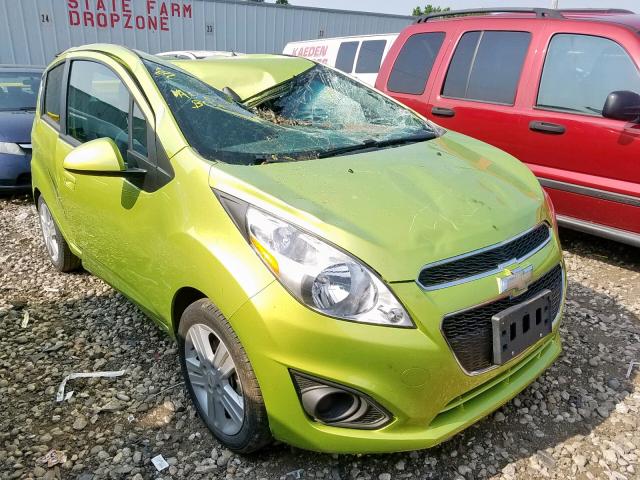 KL8CB6S98DC540800 - 2013 CHEVROLET SPARK LS GREEN photo 1