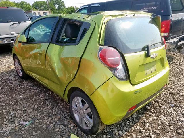 KL8CB6S98DC540800 - 2013 CHEVROLET SPARK LS GREEN photo 3