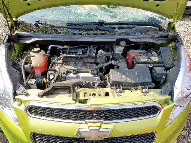 KL8CB6S98DC540800 - 2013 CHEVROLET SPARK LS GREEN photo 7