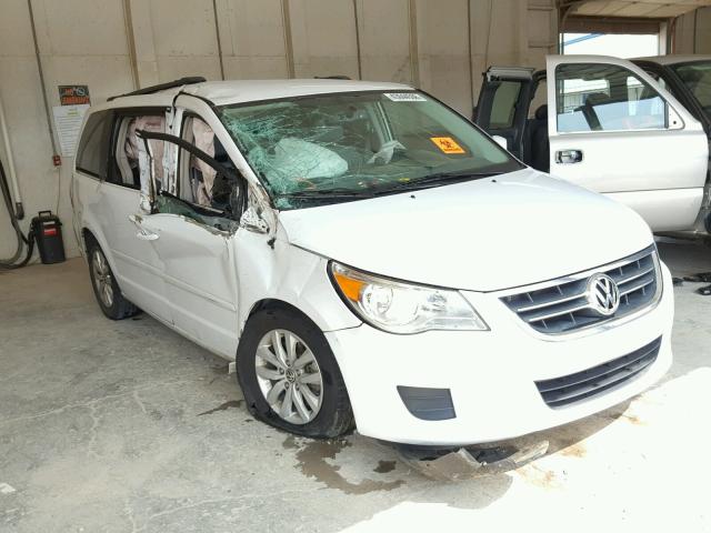 2C4RVABG9ER134334 - 2014 VOLKSWAGEN ROUTAN SE WHITE photo 1