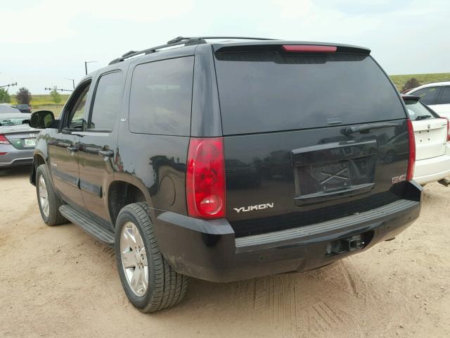 1GKFK13027J112703 - 2007 GMC YUKON BLACK photo 3