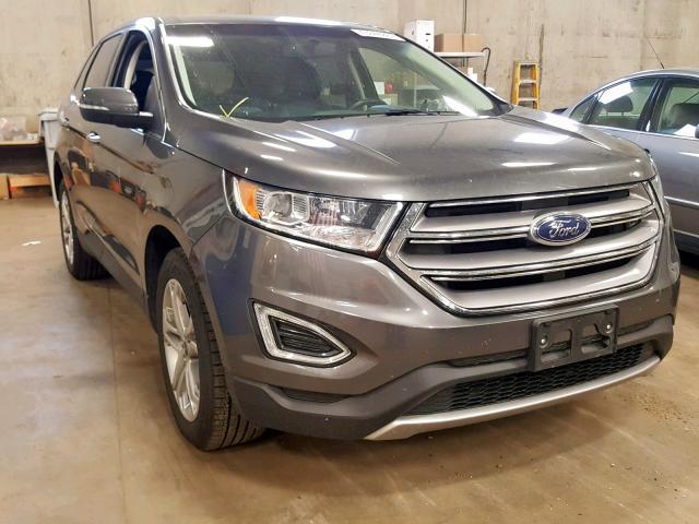 2FMPK4K93HBB91446 - 2017 FORD EDGE TITAN GRAY photo 1