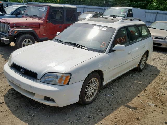 4S3BH625347301761 - 2004 SUBARU LEGACY L S WHITE photo 1