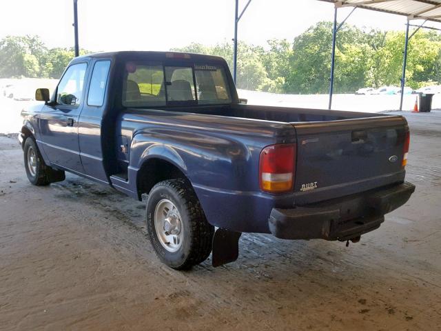 1FTCR14U3TPB46913 - 1996 FORD RANGER SUP BLUE photo 3