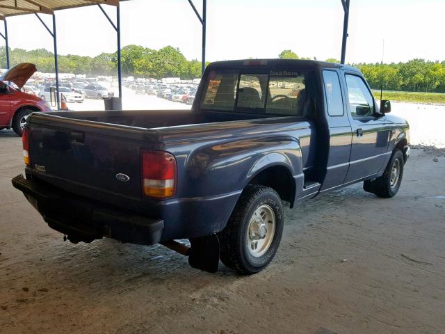 1FTCR14U3TPB46913 - 1996 FORD RANGER SUP BLUE photo 4