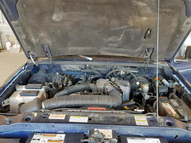 1FTCR14U3TPB46913 - 1996 FORD RANGER SUP BLUE photo 7