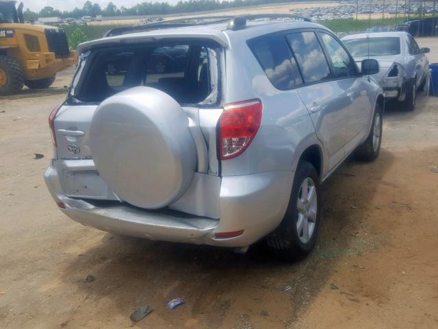 JTMBD31V065012458 - 2006 TOYOTA RAV4 LIMIT SILVER photo 4