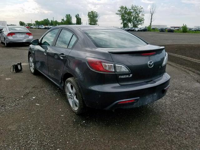 JM1BL1SF5A1274409 - 2010 MAZDA 3 I GRAY photo 3