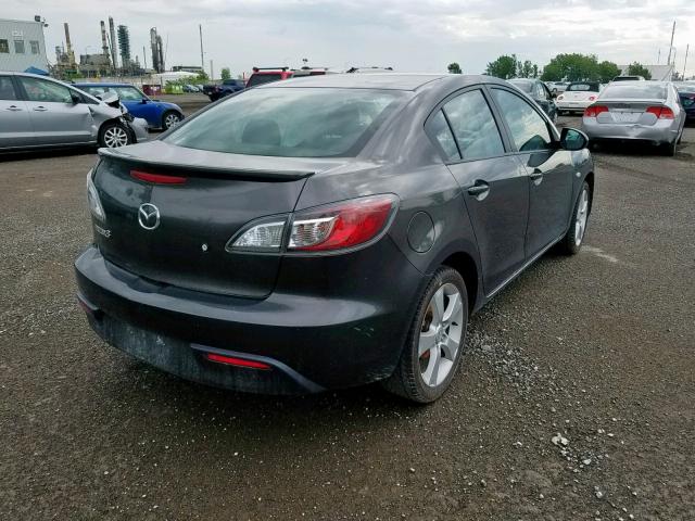 JM1BL1SF5A1274409 - 2010 MAZDA 3 I GRAY photo 4