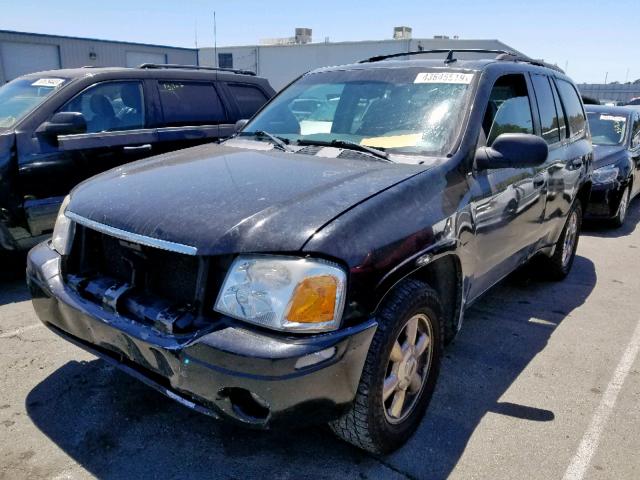 1GKDS13S462230821 - 2006 GMC ENVOY BLACK photo 2