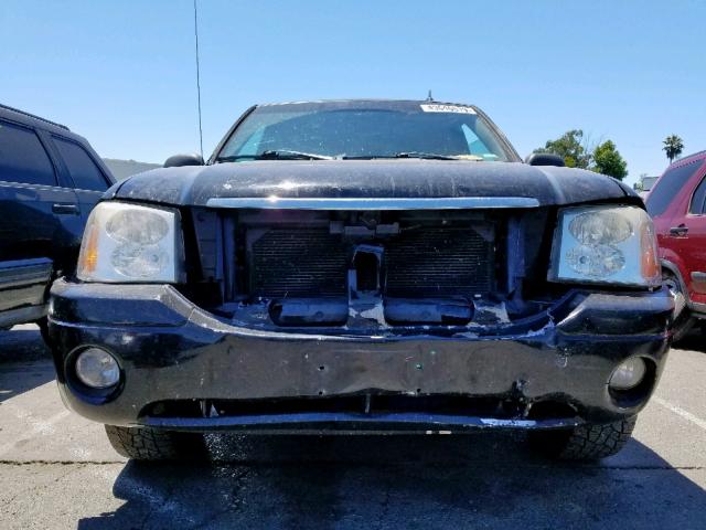 1GKDS13S462230821 - 2006 GMC ENVOY BLACK photo 9