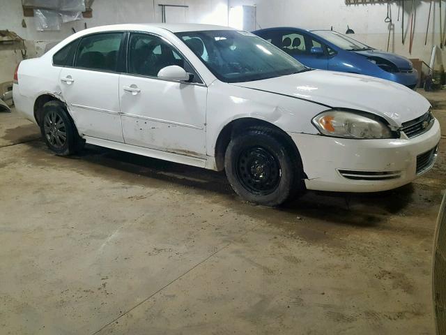 2G1WD5EM8A1258546 - 2010 CHEVROLET IMPALA POL WHITE photo 1