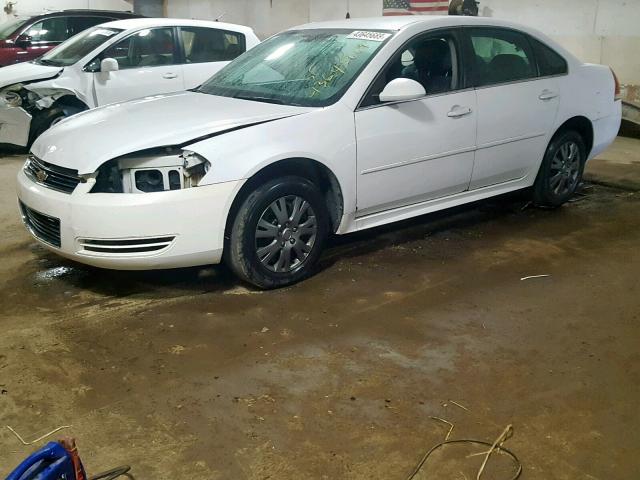 2G1WD5EM8A1258546 - 2010 CHEVROLET IMPALA POL WHITE photo 2