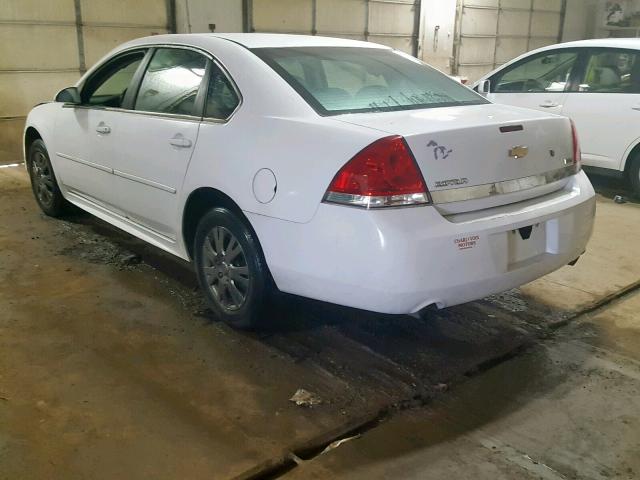 2G1WD5EM8A1258546 - 2010 CHEVROLET IMPALA POL WHITE photo 3