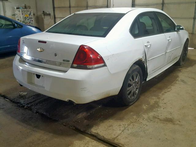 2G1WD5EM8A1258546 - 2010 CHEVROLET IMPALA POL WHITE photo 4