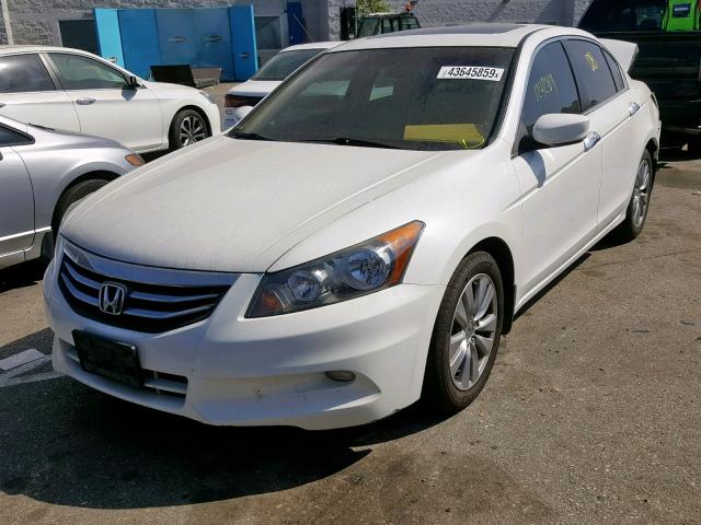 1HGCP3F88CA034212 - 2012 HONDA ACCORD EXL WHITE photo 2