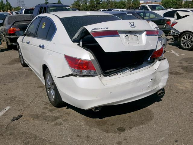 1HGCP3F88CA034212 - 2012 HONDA ACCORD EXL WHITE photo 3