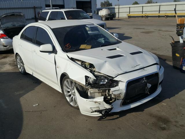 JA3AV66V09U027652 - 2009 MITSUBISHI LANCER RAL WHITE photo 1