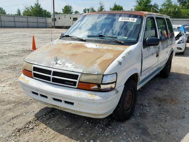 2B4GH25K8RR632466 - 1994 DODGE CARAVAN WHITE photo 2