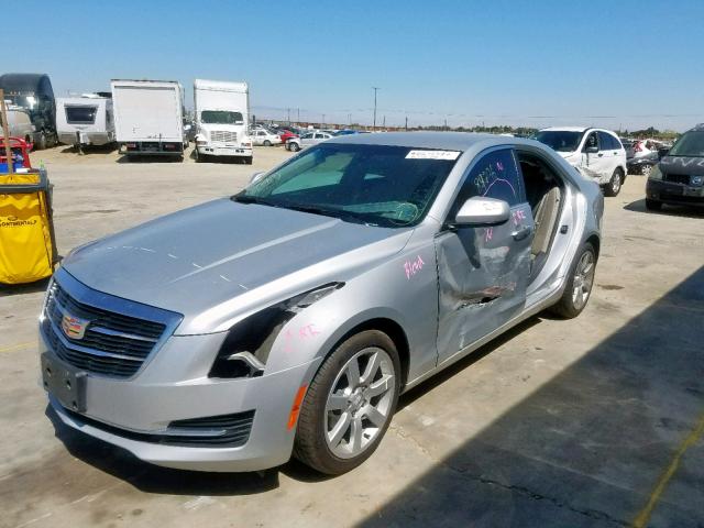 1G6AA5RA8F0111501 - 2015 CADILLAC ATS SILVER photo 2