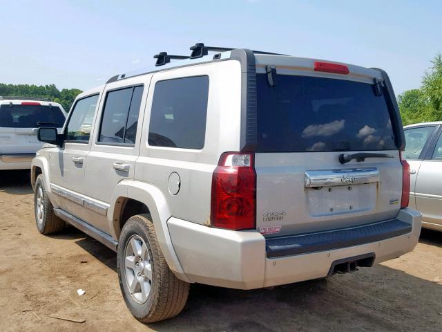 1J8HG58N28C124981 - 2008 JEEP COMMANDER GOLD photo 3
