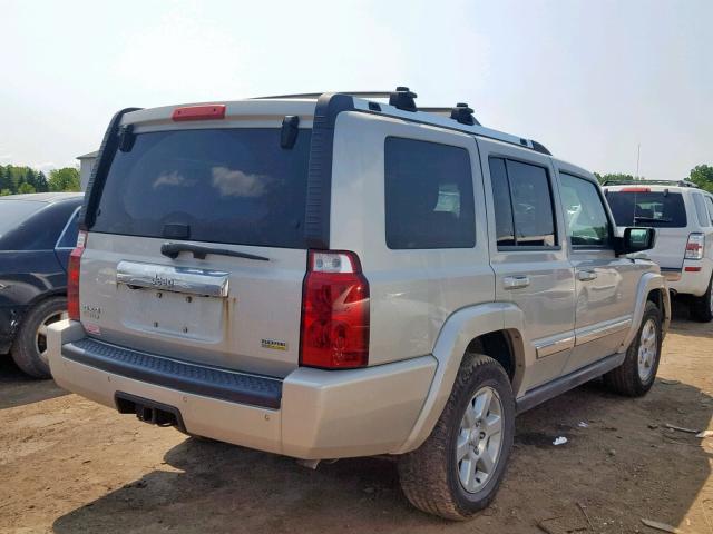 1J8HG58N28C124981 - 2008 JEEP COMMANDER GOLD photo 4