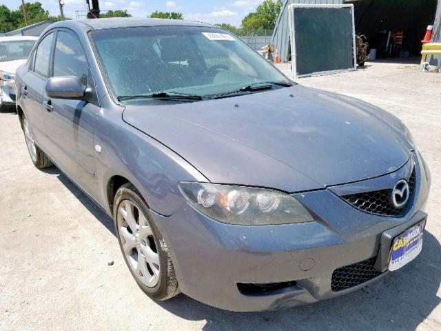 JM1BK32F891223870 - 2009 MAZDA 3 I GRAY photo 1