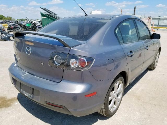 JM1BK32F891223870 - 2009 MAZDA 3 I GRAY photo 4