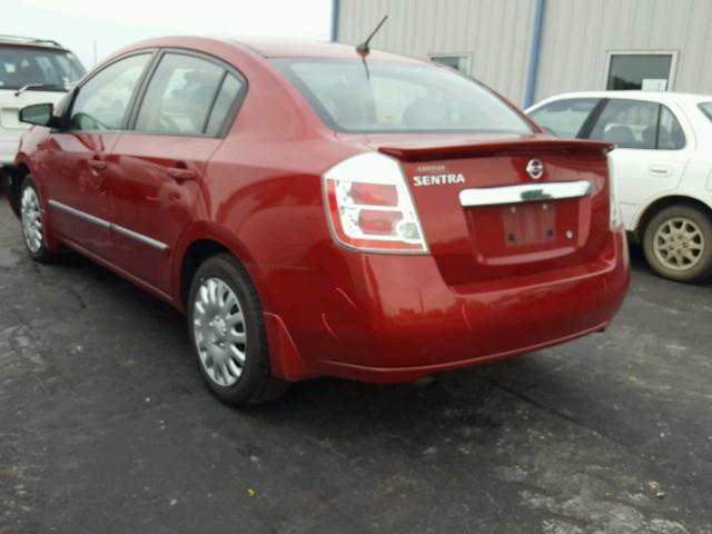 3N1AB6AP8BL607432 - 2011 NISSAN SENTRA 2.0 RED photo 3